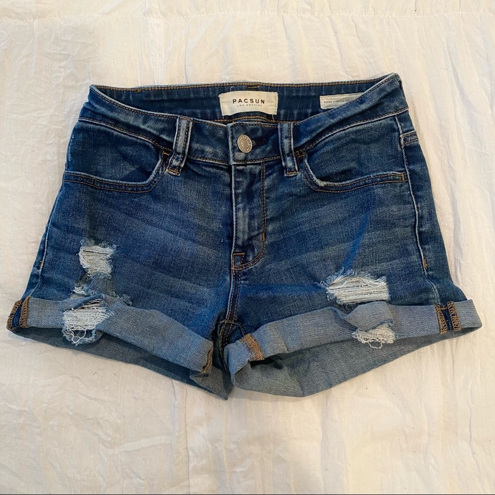 pacsun jean shorts